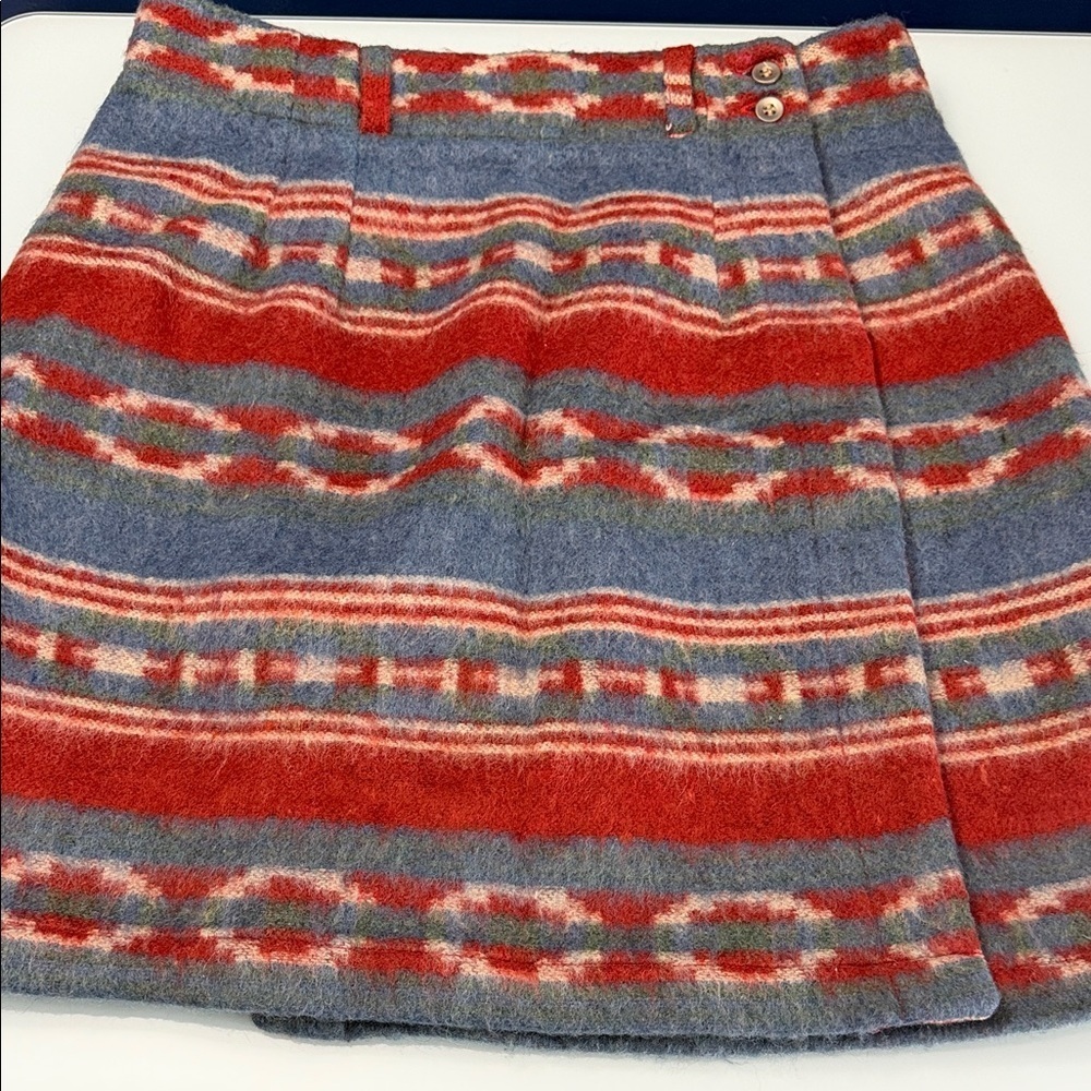 Vintage Ring Hewn Western Wool Skirt